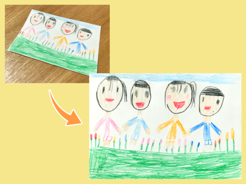 大きな絵も高画質でデジタル化